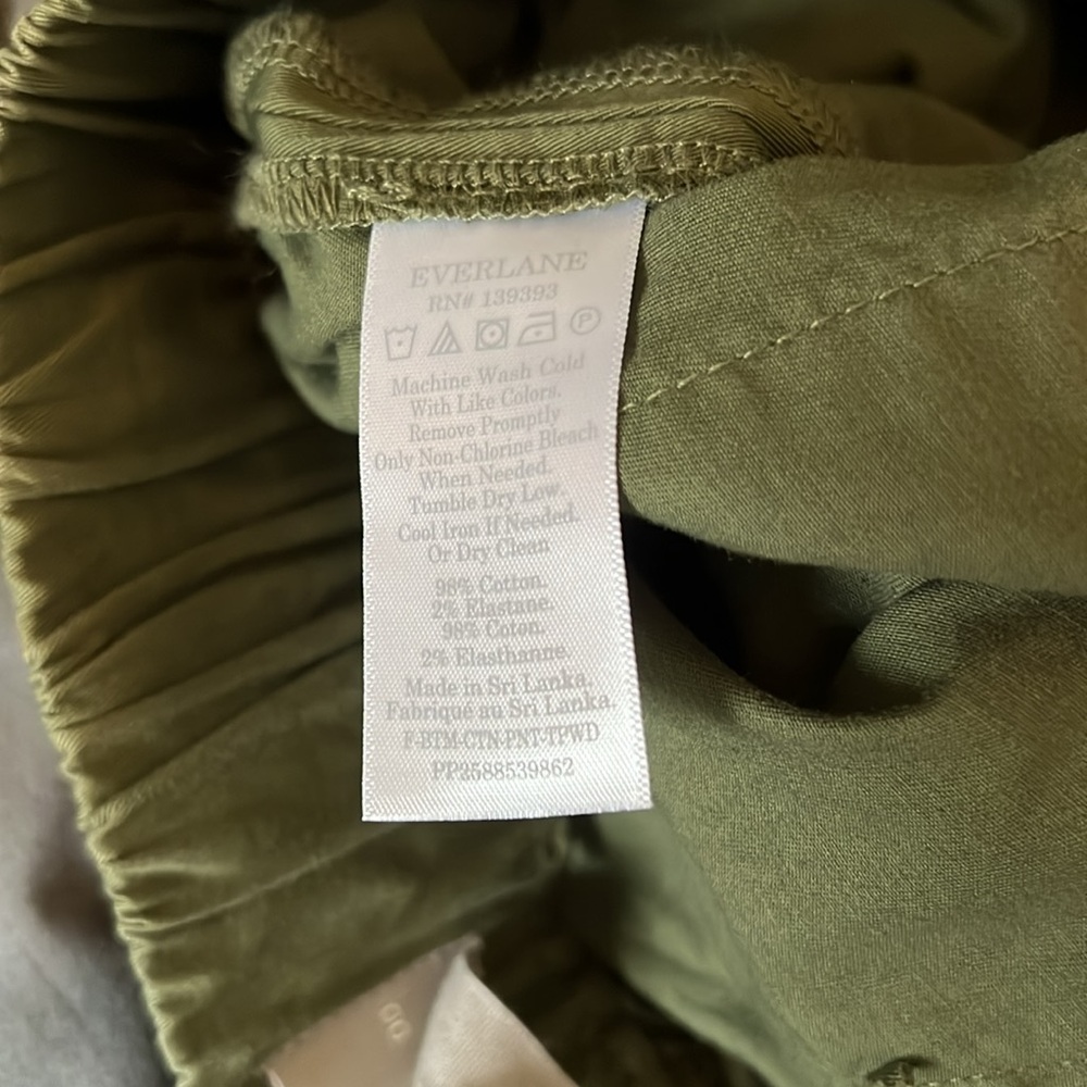 Everlane Easy Pant Green Size 00 - Picture 3 of 8